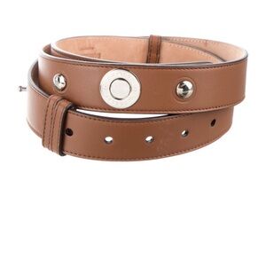 Burberry Tan Leather Belt, Small